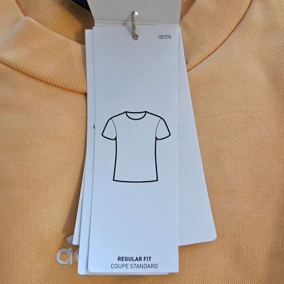 NWT Mens Adidas Internal Crew Pullover Sweatshirt SZ L Pulse Amber - Picture 5 of 10